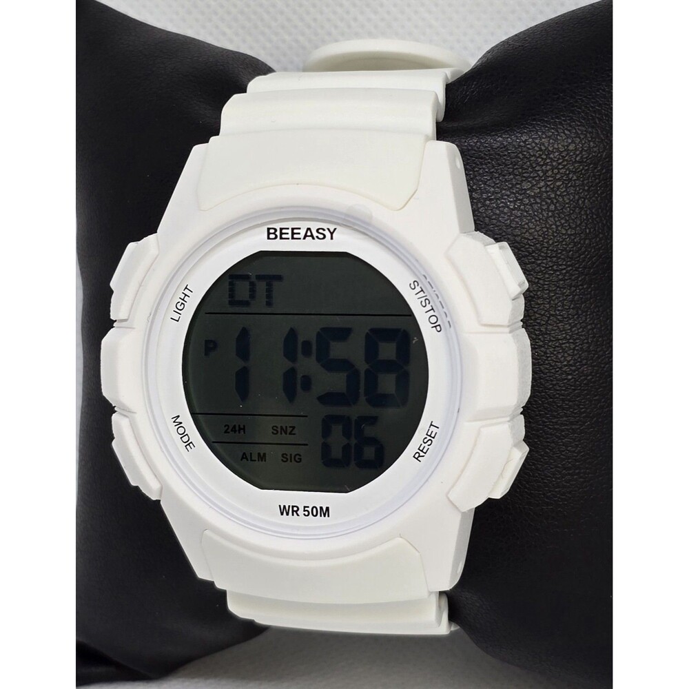 Men's Beeasy Aw03 Digital  Waterproof Stopwatch Alarm Countdown Timers Watch 05 - Picture 2 of 8
